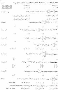 نمونه سوال تیز هوشان فصل ۶ ریاضی نهم